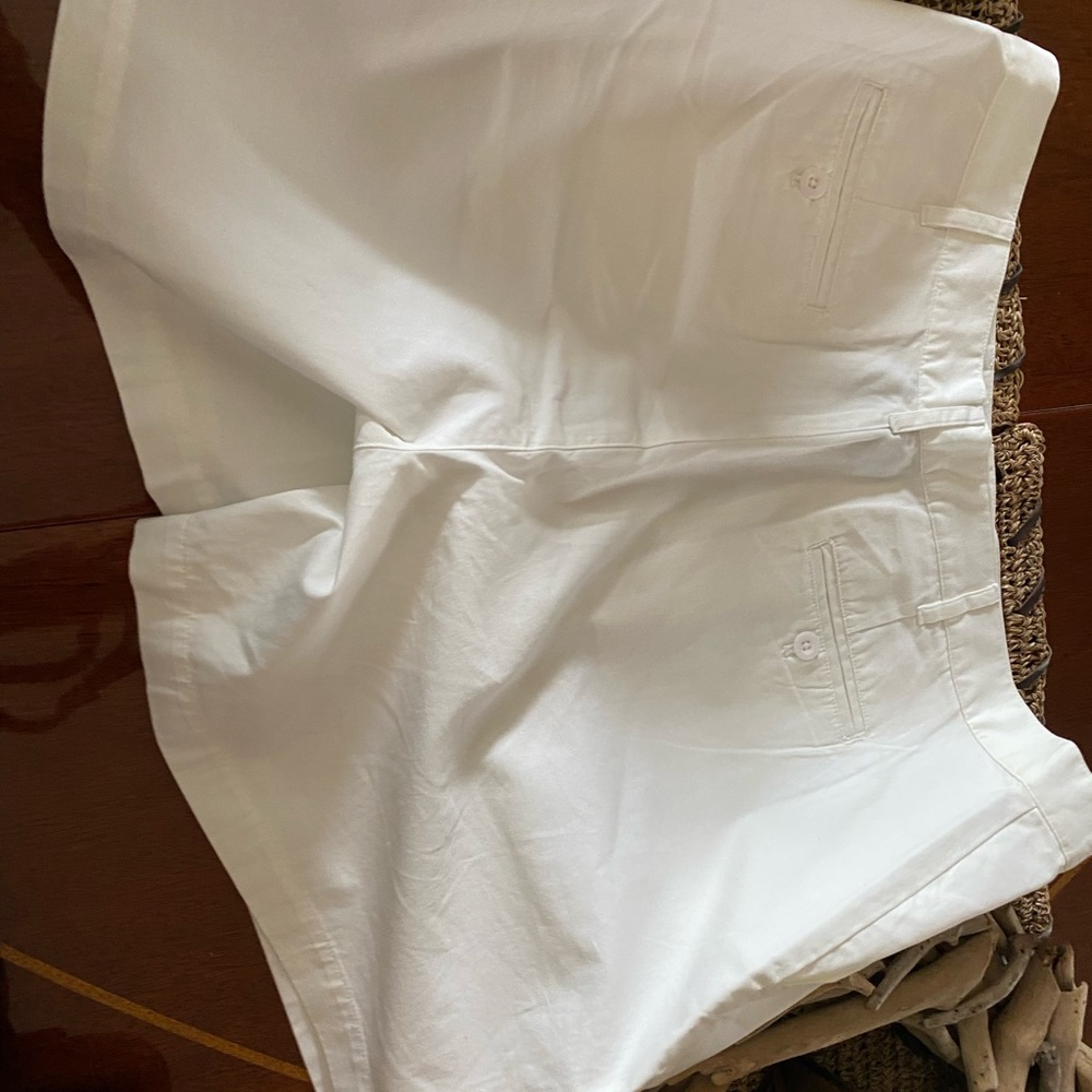 Never worn white shorts